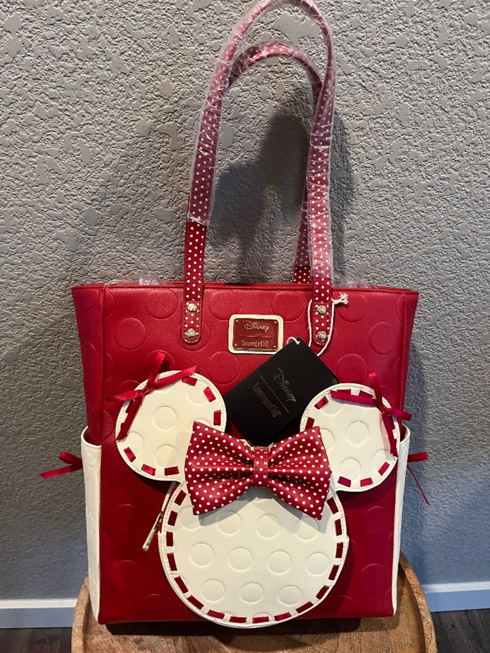 Minnie Mouse Rocks the Dots Coquette Tote Bag